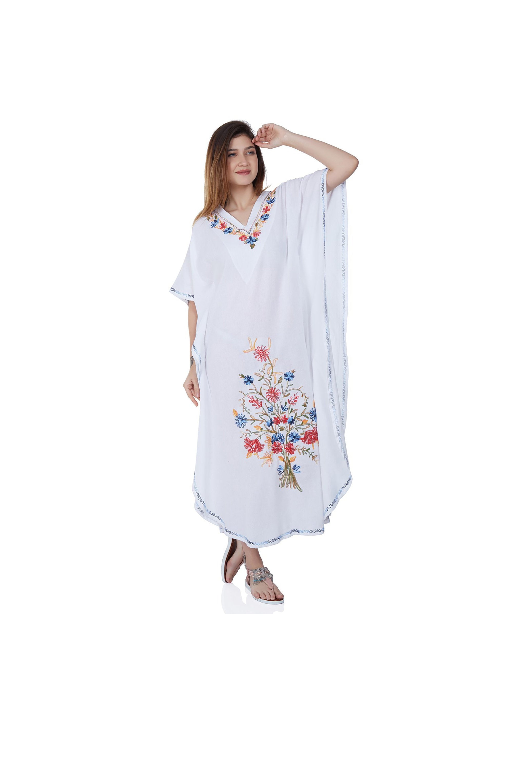 organic cotton caftan