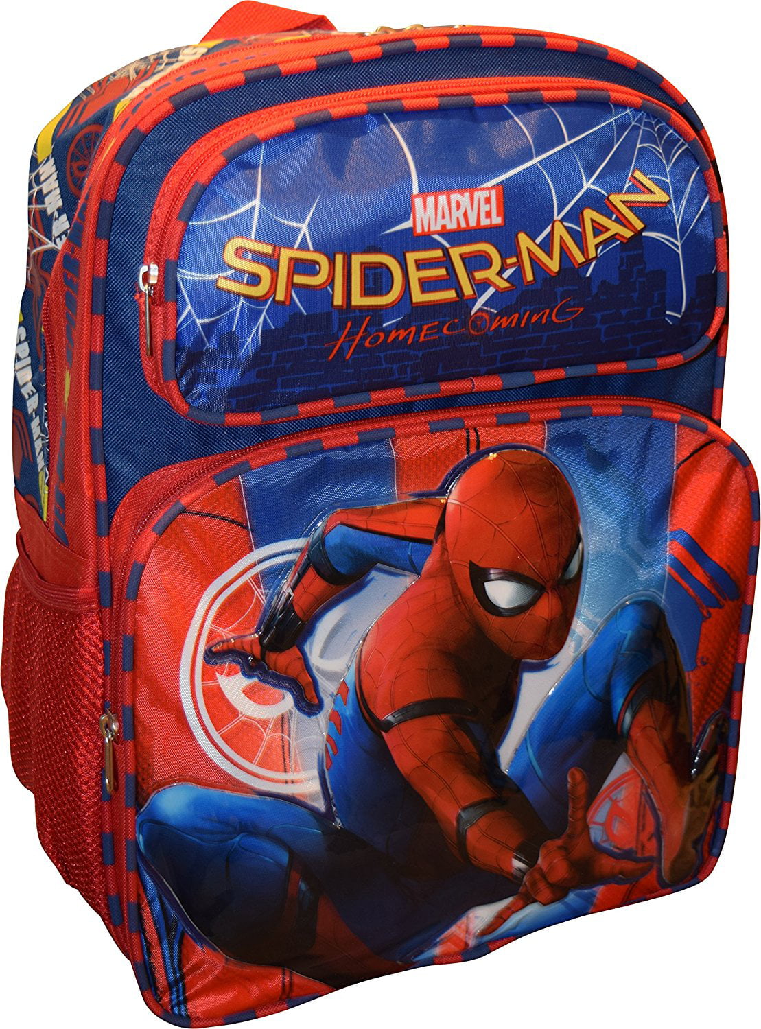 Spiderman Backpack Christmas School Bag Kid Spider-Man Book Bag Adult Xmas Gifts 