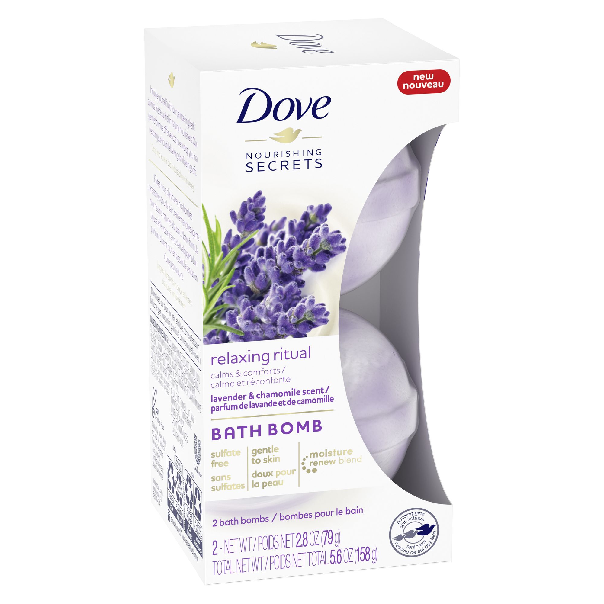 Dove Nourishing Secrets Bath Bombs, Lavender & Chamomile, 2 ct photo 6