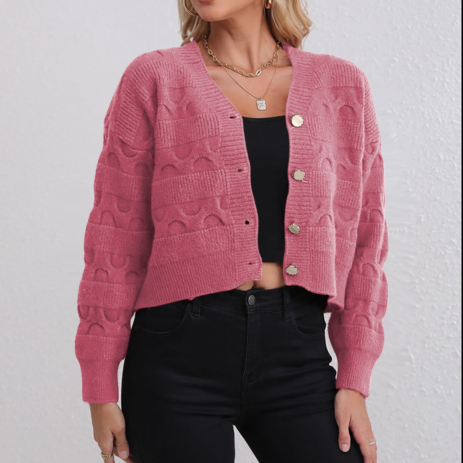 BiZtdJrK Warehouse Sales Today Women's 2025 Cable Knit