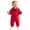 Watermelon Red, variant on Baby Boy Gentleman Romper Long Sleeve Cotton Bodysuit Bow Tie Formal Tuxedo for Newborn Infant 0-18 Months (Watermelon Red, 0-3 Months)