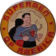 DC Comics Superman of America 1950's Fan Club Logo Pin