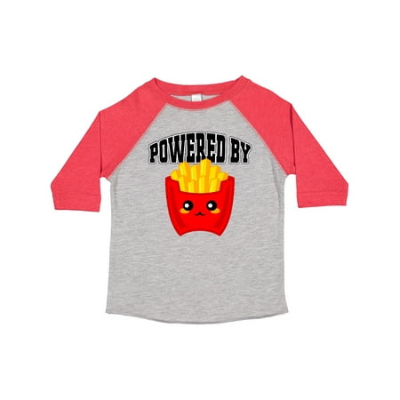 

Inktastic French Fries Powered by Fries Gift Toddler Boy or Toddler Girl T-Shirt