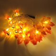 thumbnail image 3 of Luz De Hoja De Arce De Halloween Guirnalda De Calabaza Iluminada Led Para La Decoración De Halloween Del Hogar matsuzay HA044238-09, 3 of 6