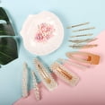 thumbnail image 2 of Juego de pinzas para el cabello Apuakthei, 18 piezas de pinzas para el cabello con perlas, pasadores de resina acrílica para cabello grueso, horquillas para el cabello para mujeres y niñas,, 2 of 7
