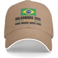 thumbnail image 1 of Make Brazil Great Again Hat Flavio Bolsonaro 2026 Baseball Cap Dad Trucker Hat, 1 of 8