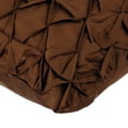 thumbnail image 2 of Throw Pillow Covers, Brown Designer Pillow Covers 16x16 inch (40x40 cm), Taffeta Pillow Covers For Couch, Solid Color, Pintucks, Textured, Diamonds, Rhombus - That Wood Be Lovely, 2 of 5