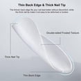 thumbnail image 5 of 420PCS Soft Gel Tips Full Cover Frosted False Nail Tips Press On Fake Nails for Soak Off Nail Extensions Nail Art Tool, 5 of 5