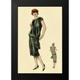 thumbnail image 2 of Vintage Fashion 17x24 Black Modern Framed Museum Art Print Titled - Waiting for a Dance, 2 of 5