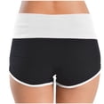 thumbnail image 5 of biudgviw Summer Shorts for Women Mid Low Rise Comfortable Athletic Yoga Shorts Fold over Casual Beach Bottoms, 5 of 7