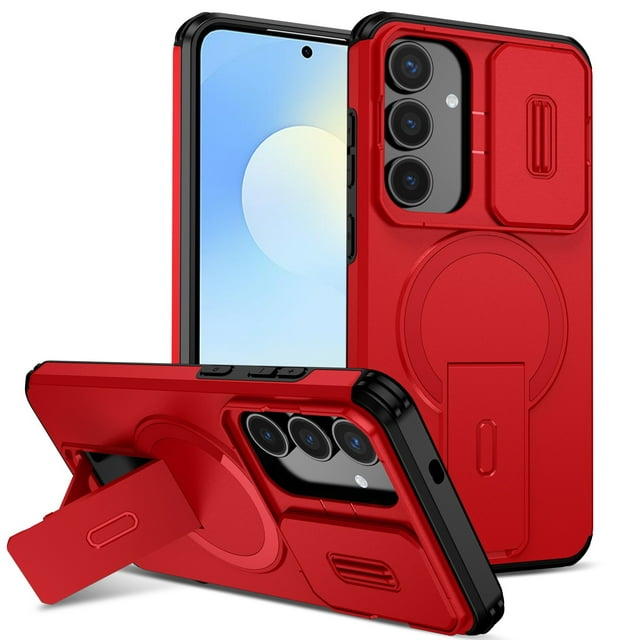 Funda GANGXUN para Samsung Galaxy S25 FE – Magnética Antigolpes con Soporte y Protección Doble