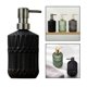 thumbnail image 5 of Dispensador de jabón de espuma bomba botellas vacías jabón de manos contenedores líquidos 400ml relleno de jabón de espuma para cocina o atención - Negro Salvador botella dispensadora, 5 of 10