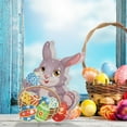 thumbnail image 4 of KIHOUT New Easter DIY 5D Diamond Art Painting Kits, Easter Rabbit Eggs Tabletop Decoration With LED String, Cute Diamond Paintings Ornament For Easter Day, 4 of 4