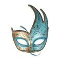 thumbnail image 4 of Máscara de mascarada cómoda de usar, decoración, máscara de Halloween para regalos de fiesta, suministros Azul, 4 of 9