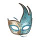 thumbnail image 4 of Máscara de mascarada Diseño vintage Decoración ligera Accesorios creativos Mardi Gras Azul, 4 of 9