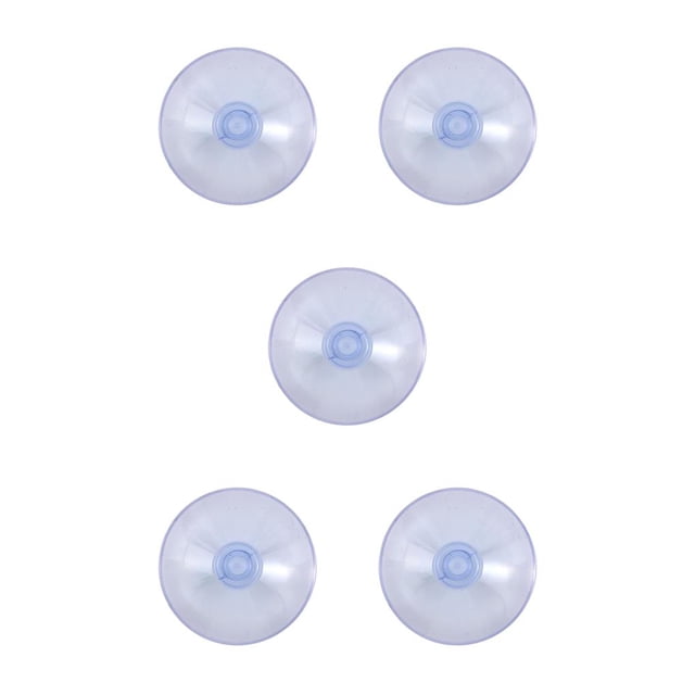 Advancent 20Pcs Suction Decor Mushroom Head Transparent Household Tools Replacement Fixing Parts Tank Sucker Set Small Fish Glass Type2