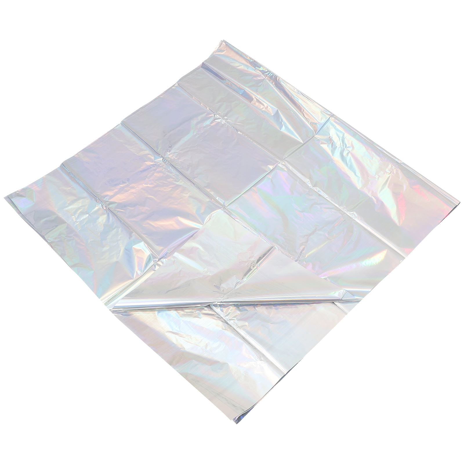 Just Shimmer 2-Pack Pink Foil Metallic Tablecloth - 54x72 Inch Disposable Party Table Cover - View #10