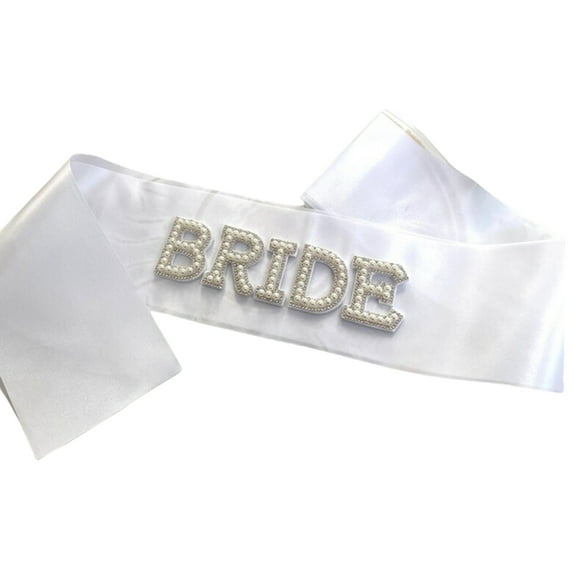 COMEET Bridal Sash, Bridal Sash Bridesmaids Satins Sashes Customizable Bride Belt Adjustable Shoulder for Wedding Celebrations