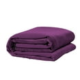 thumbnail image 5 of Avana Waterproof Throw Blanket - King, Microvelvet Purple, 5 of 7