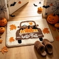 thumbnail image 4 of Antqov Halloween Bathroom Rugs 16x24" Non Slip Fall Pumpkin Bath Mat Cute Decorative Soft Doormat for Home Bathroom Decor, 4 of 6