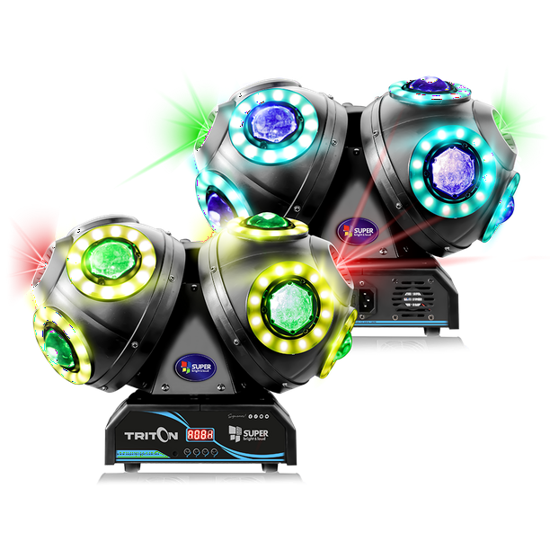 Cabeza móvil Super Bright TRITON multiefecto 12 leds de 10w RGBW