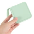 thumbnail image 4 of IBASETOY Menstrual Pad Pouch Storage Silicone Light Green for Travel 1Pcs, 4 of 5