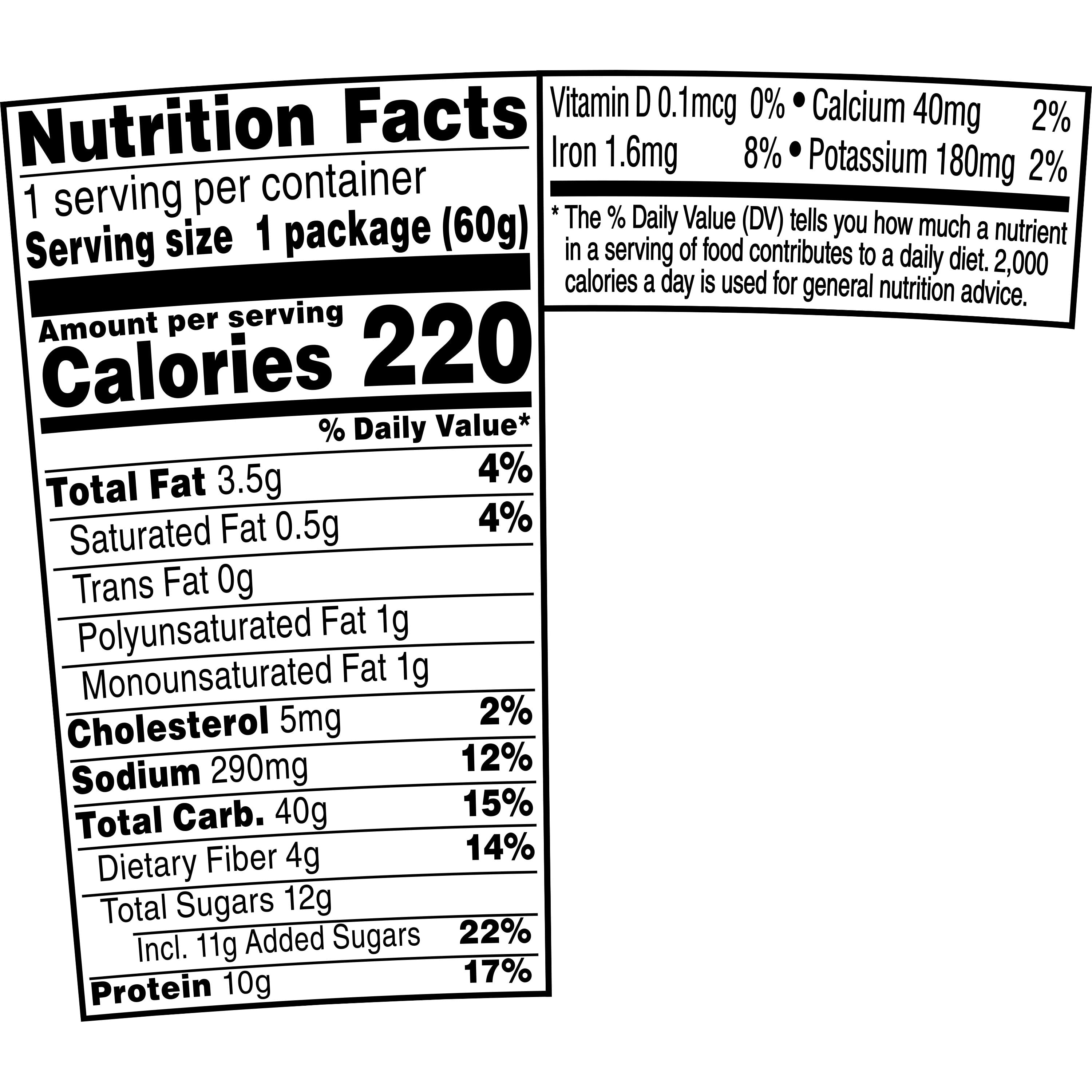 (10 pack) Quaker Protein Maple & Brown Sugar Flavored Protein Instant Oatmeal 2.11 oz Cup