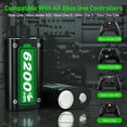 thumbnail image 7 of Fast Charging 2x 6200mWh Rechargeable Battery Packs with Charger for Xbox Controllers, Compatible with Xbox One/Series X|S, 7 of 7