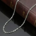 thumbnail image 4 of 100pcs wholesale in bulk on sale women's stainless steel silver tone necklaces, 4 of 6