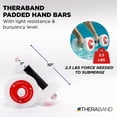 thumbnail image 2 of THERABAND Water Weights, Aquatic Dumbbells for Pool Fitness, Pair, Red Light Resistance Level, for Pool Exercise and Water Aerobics for Adults, Foam Pool Weights for Therapy and Fitness Workouts, 2 of 7