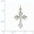 thumbnail image 2 of Beautiful 14k White Gold Cross Pendant, 2 of 2