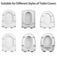 thumbnail image 4 of 4 Piece Bidet Toilet Seat Bumper Replacement Kit with Strong Adhesive, 4 of 4