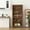 Oak, variant on Spaco 64" 4-Door Kitchen Pantry with 3 Adjustable Shelves, Freestanding Storage Cabinet for Indoor as Kitchen, Bar, Dining Room, Brown