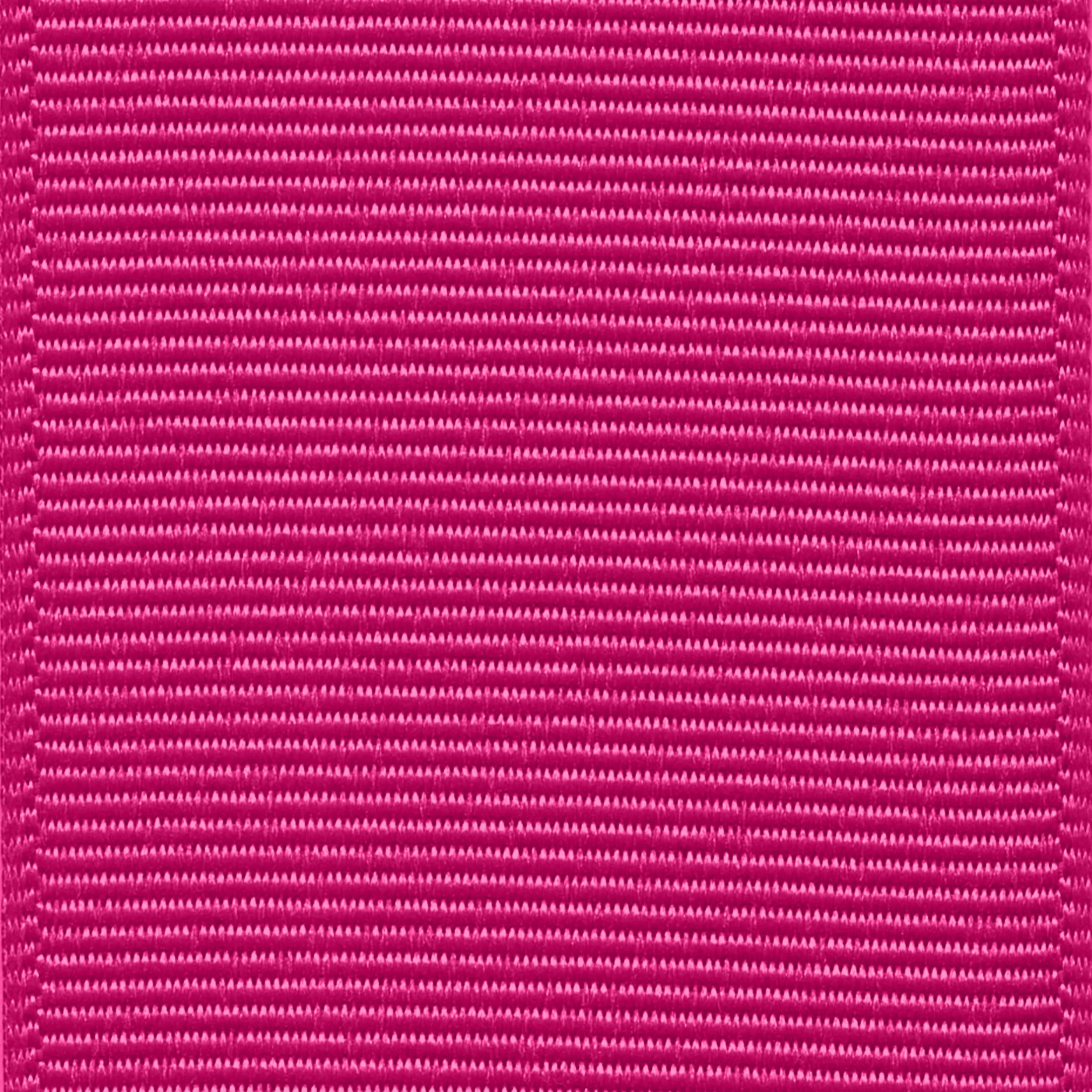 Offray Ribbon, Shocking Pink 3/8 inch Grosgrain Polyester Ribbon for Sewing, Crafts, and Gifting, 18 feet, 1 Each