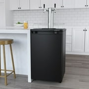 Edgestar Kc2000twin 20 Wide Dual Tap Kegerator For Full Size Kegs - Stainless Steel