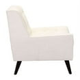 thumbnail image 2 of Arm Chair Beige Polylinen Birch Wood, 2 of 2