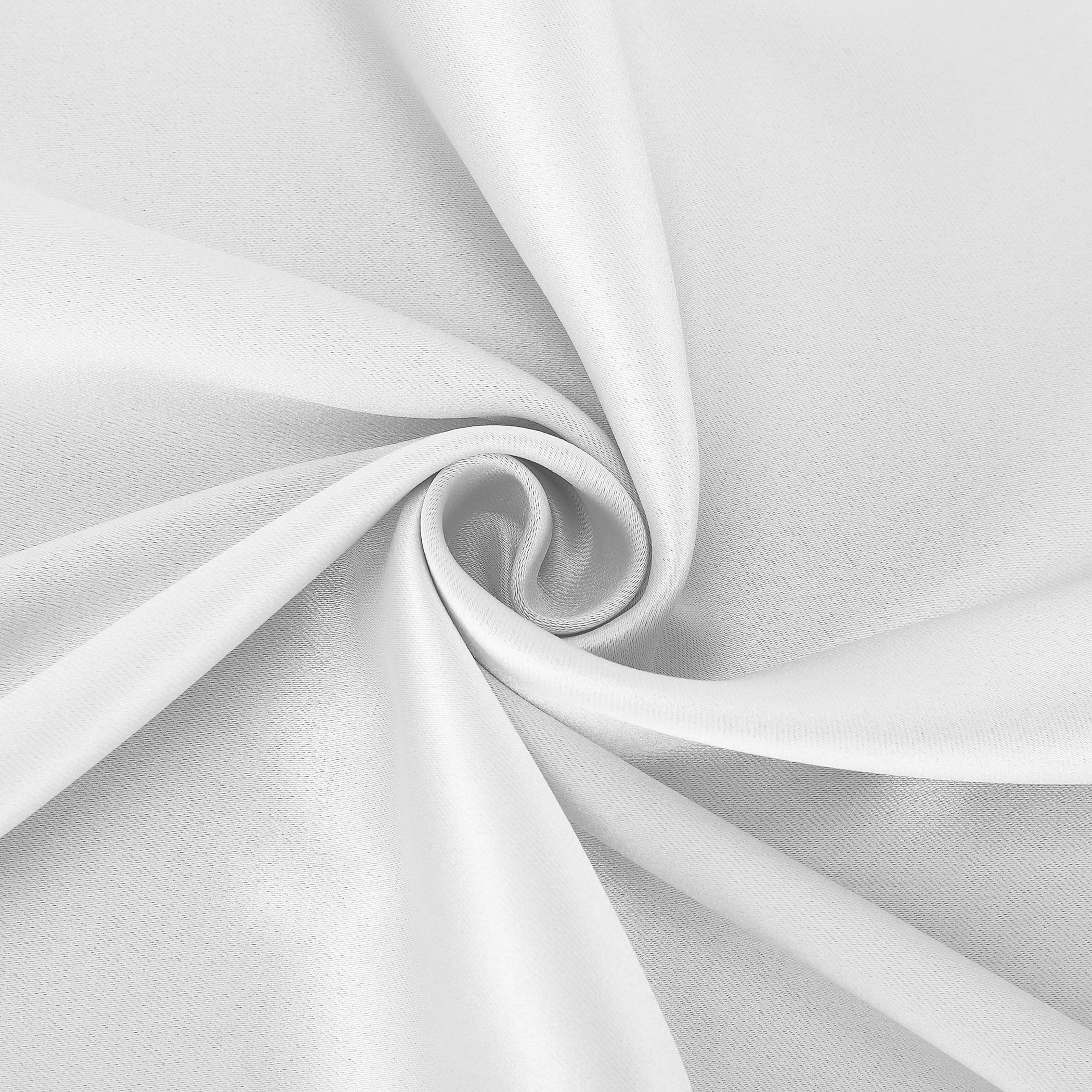 Sun Zero Bergen Theater Grade Extreme 100% Blackout Rod Pocket Curtain Panel, 40"X96", White
