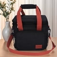 thumbnail image 6 of Unique Bargains Insulated Lunch Bag for Work Office, Picnic, Beach Black, 6 of 6