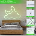 thumbnail image 5 of LED Neon Rope Light, Green 12V Silicone Neon Rope Light, 16.4Ft/5M Waterproof Flexible DIY Cuttable LED Strip Lights for Bedroom Party Festival Indoor Outdoor Decoration (Power Adapter not Included), 5 of 7