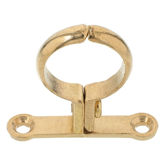 OUNONA Brass Tube Holder Clamp with Aesthetic Design for Reliable Pipe Support