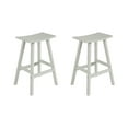 thumbnail image 5 of WestinTrends Malibu HDPE Outdoor Patio 29" Bar Stool Saddle Seat (Set of 2), Sand, 5 of 8