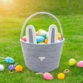 thumbnail image 4 of Set de canastas de Pascua CubesLand con orejas de conejo 25 x 20 x 20 cm x2, 4 of 7