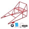 thumbnail image 3 of Estrela RC Cubo Trasero RC Decoración de Cubo Trasero a Escala Completa con Bandera Corta y Luz de Techo para Camión WPL D12 1/10 RC Azul, 3 of 8