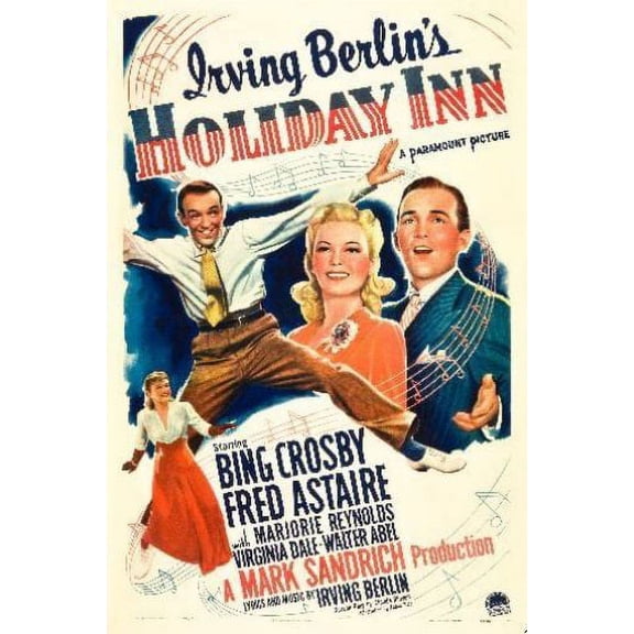 Holiday Inn Poster 16x24 Poster Medium Art Poster 16x24 Unframed, Age: Adults Western Graphic