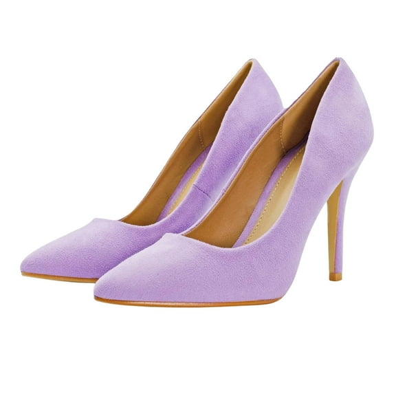 Where�'s That From Womens Suede High Heel Court Pumps