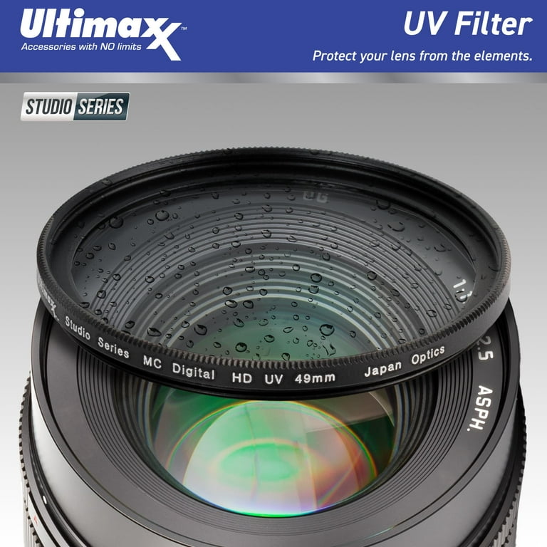 Ultimaxx 55mm and 58mm Multi-Coated 3PC Filter Kit (UV, CPL, FLD