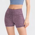 thumbnail image 4 of Endives Women's Yoga Short Leopard Print Biker Shorts High Waist Yoga Workout Running Gym Short, 4 of 5