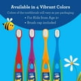 thumbnail image 4 of GuruNanda Extra Soft Toddler Toothbrush for Age 2 Years +, with Tongue Cleaner, Rubber Grip & Brush Cap, 4 of 13