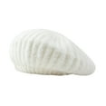 thumbnail image 1 of GUOOL Béret Tricoté, Chapeau Décontracté Doux Automne Hiver pour Femmes, Beige, 1 of 8