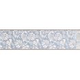 thumbnail image 2 of Modern White Floral Pattern Blue Damask Wallpaper Border Vintage Design, Roll 15' x 6'', 2 of 3
